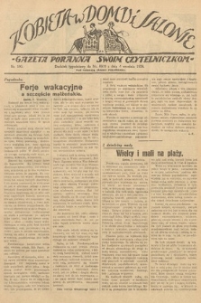 Kobieta w Domu i Salonie : Gazeta Poranna swoim czytelniczkom. 1929, nr 190
