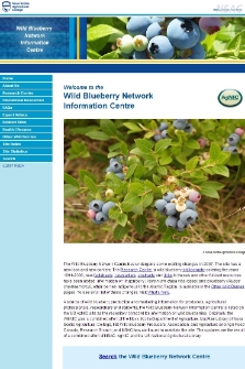 Wild Blueberry Network Information Centre