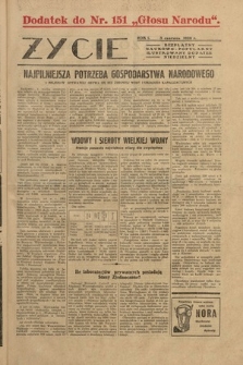 Życie : bezpłatny naukowo-popularny ilustrowany dodatek niedzielny : dodatek do nr 151 „Głosu Narodu”. 1928