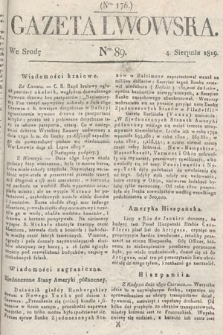 Gazeta Lwowska. 1819, nr 89