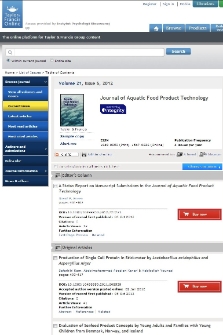 Journal of Aquatic Food Product Technology