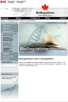 Regulation of Agricultural Biotechnology