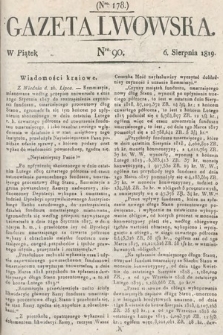 Gazeta Lwowska. 1819, nr 90