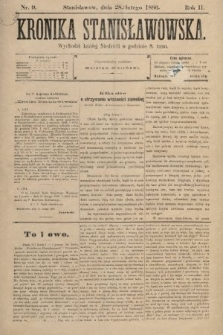 Kronika Stanisławowska. 1886, nr 9