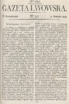 Gazeta Lwowska. 1819, nr 91