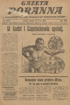 Gazeta Poranna : ilustrowany dziennik informacyjny wschodnich kresów. 1923, nr 6774