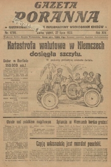 Gazeta Poranna : ilustrowany dziennik informacyjny wschodnich kresów. 1923, nr 6780