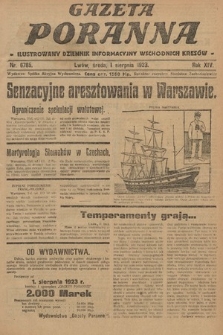 Gazeta Poranna : ilustrowany dziennik informacyjny wschodnich kresów. 1923, nr 6785