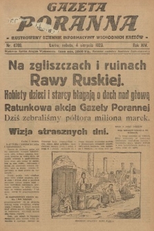 Gazeta Poranna : ilustrowany dziennik informacyjny wschodnich kresów. 1923, nr 6788