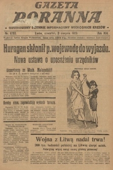 Gazeta Poranna : ilustrowany dziennik informacyjny wschodnich kresów. 1923, nr 6793