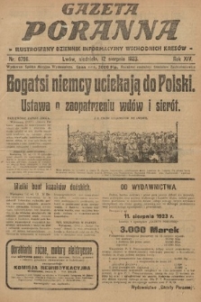 Gazeta Poranna : ilustrowany dziennik informacyjny wschodnich kresów. 1923, nr 6796