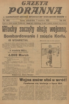 Gazeta Poranna : ilustrowany dziennik informacyjny wschodnich kresów. 1923, nr 6818