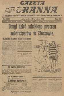 Gazeta Poranna : ilustrowany dziennik informacyjny wschodnich kresów. 1923, nr 6836