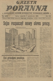 Gazeta Poranna : ilustrowany dziennik informacyjny wschodnich kresów. 1923, nr 6856