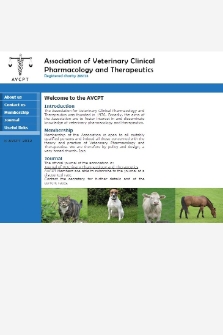 Association of Veterinary Clinical Pharmacology and Therapeutics