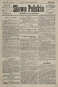 Słowo Polskie. 1901, nr 27 (poranny)