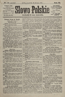 Słowo Polskie. 1901, nr 41 (poranny)