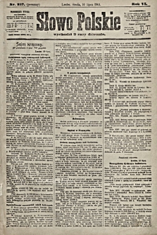 Słowo Polskie. 1901, nr 317 (poranny)