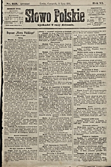 Słowo Polskie. 1901, nr 319 (poranny)