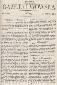 Gazeta Lwowska. 1819, nr 99