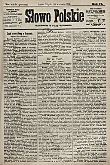 Słowo Polskie. 1901, nr 440 (poranny)