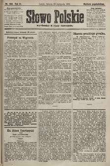 Słowo Polskie (wydanie poranne). 1901, nr 560