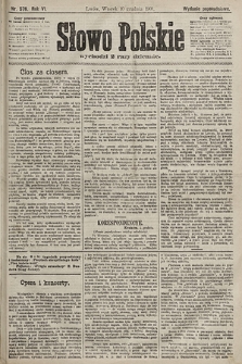 Słowo Polskie (wydanie popołudniowe). 1901, nr 576