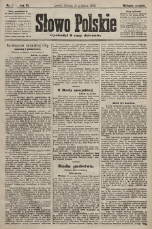 Słowo Polskie (wydanie poranne). 1901, nr 597