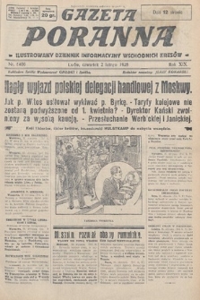 Gazeta Poranna : ilustrowany dziennik informacyjny wschodnich kresów. 1928, nr 8400