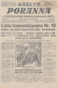 Gazeta Poranna : ilustrowany dziennik informacyjny wschodnich kresów. 1928, nr 8403