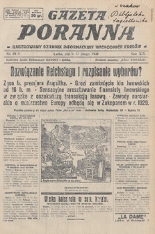 Gazeta Poranna : ilustrowany dziennik informacyjny wschodnich kresów. 1928, nr 8415