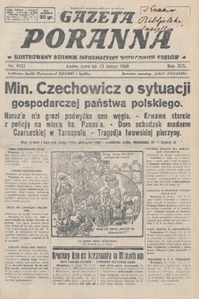 Gazeta Poranna : ilustrowany dziennik informacyjny wschodnich kresów. 1928, nr 8421