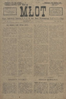 Młot : organ Centralnego Komitetu K. P. L. i B. oraz Biura Wykonawczego K. P. R. P. w Rosji. 1920, nr 33
