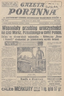 Gazeta Poranna : ilustrowany dziennik informacyjny wschodnich kresów. 1928, nr 8448