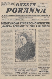 Gazeta Poranna : ilustrowany dziennik informacyjny wschodnich kresów. 1928, nr 8491