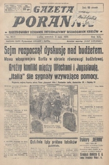 Gazeta Poranna : ilustrowany dziennik informacyjny wschodnich kresów. 1928, nr 8515