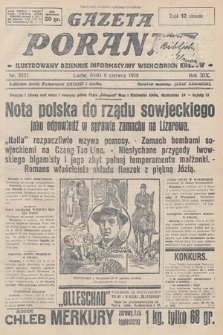 Gazeta Poranna : ilustrowany dziennik informacyjny wschodnich kresów. 1928, nr 8521