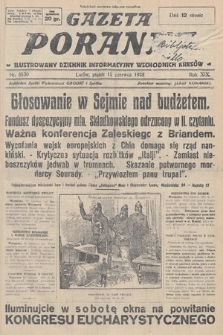 Gazeta Poranna : ilustrowany dziennik informacyjny wschodnich kresów. 1928, nr 8530