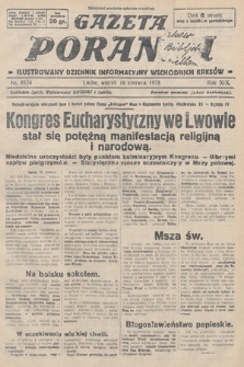 Gazeta Poranna : ilustrowany dziennik informacyjny wschodnich kresów. 1928, nr 8534