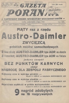 Gazeta Poranna : ilustrowany dziennik informacyjny wschodnich kresów. 1928, nr 8547