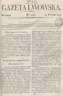 Gazeta Lwowska. 1819, nr 106