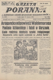 Gazeta Poranna : ilustrowany dziennik informacyjny wschodnich kresów. 1928, nr 8600