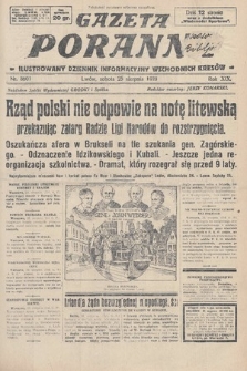 Gazeta Poranna : ilustrowany dziennik informacyjny wschodnich kresów. 1928, nr 8601