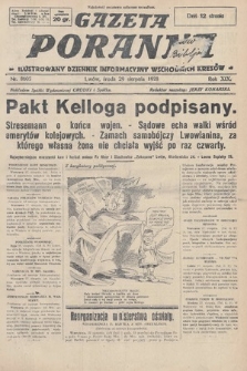 Gazeta Poranna : ilustrowany dziennik informacyjny wschodnich kresów. 1928, nr 8605