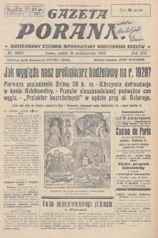 Gazeta Poranna : ilustrowany dziennik informacyjny wschodnich kresów. 1928, nr 8663