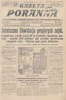 Gazeta Poranna : ilustrowany dziennik informacyjny wschodnich kresów. 1928, nr 8675