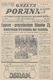 Gazeta Poranna : ilustrowany dziennik informacyjny wschodnich kresów. 1928, nr 8677