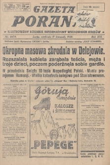 Gazeta Poranna : ilustrowany dziennik informacyjny wschodnich kresów. 1928, nr 8679