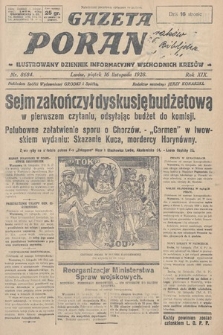 Gazeta Poranna : ilustrowany dziennik informacyjny wschodnich kresów. 1928, nr 8684