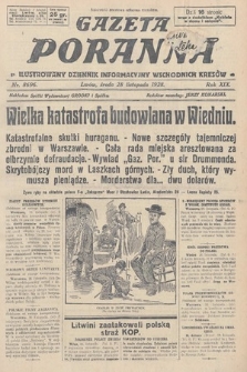 Gazeta Poranna : ilustrowany dziennik informacyjny wschodnich kresów. 1928, nr 8696